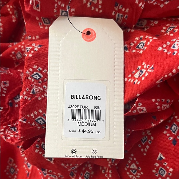 Red Patterned Pants - Picture 3 of 3